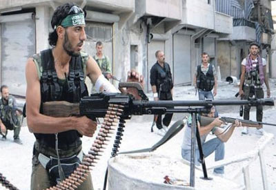 أرشيفية _للاشتباكات بين الجيشين النظامي والحر في سوريا
